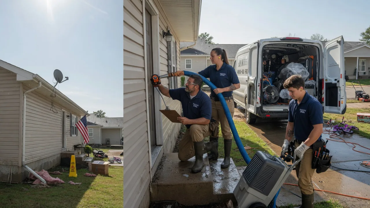 Ceiling Water Damage Restoration in Golden, IL near me
